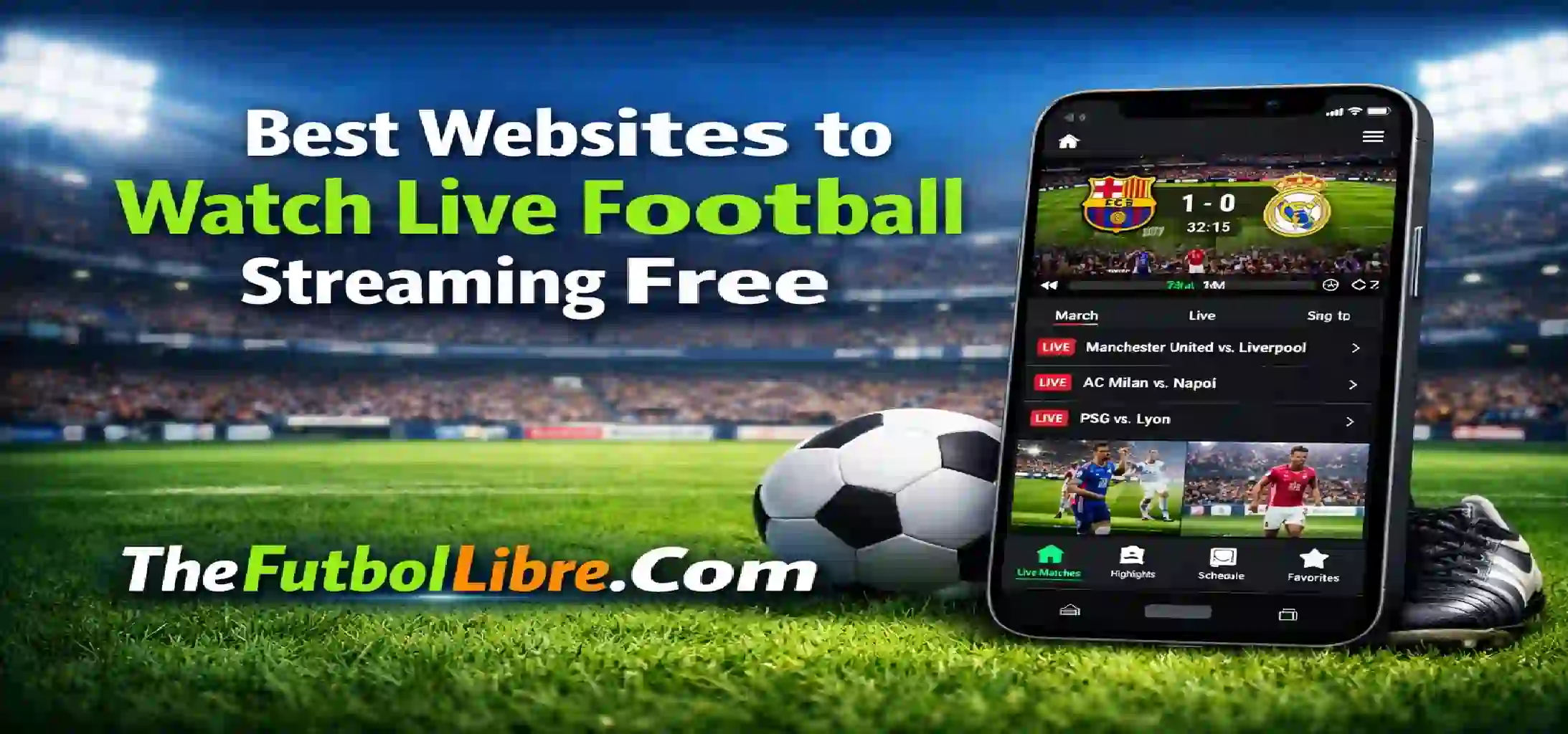 I migliori siti web per guardare il calcio in streaming in diretta gratis